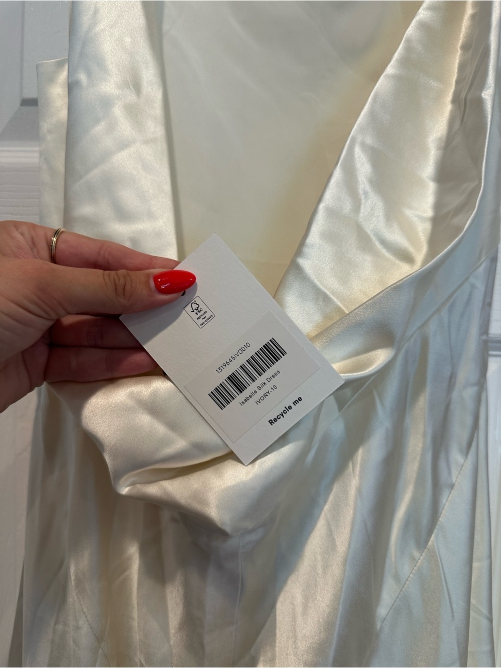 Reformation Isabelle Silk Dress - Picture 3 of 9